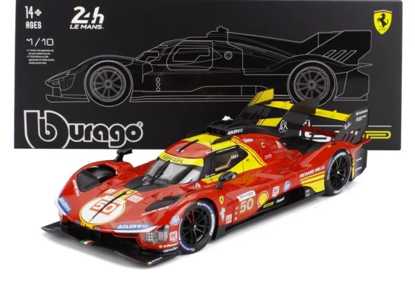 FERRARI 499P 3.0L WINNER LE MANS 2024 BOITE VITRINE