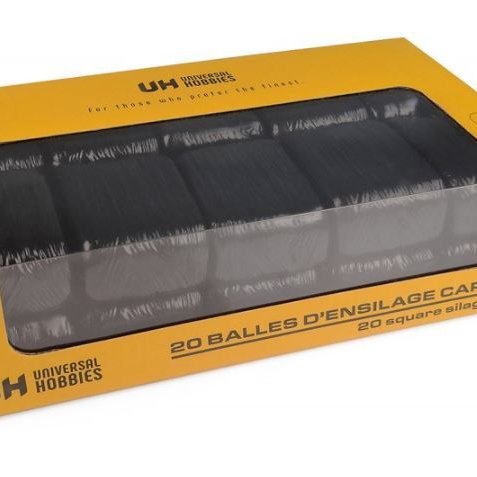 20 BALLES D’ENSILAGE CARREES Noir