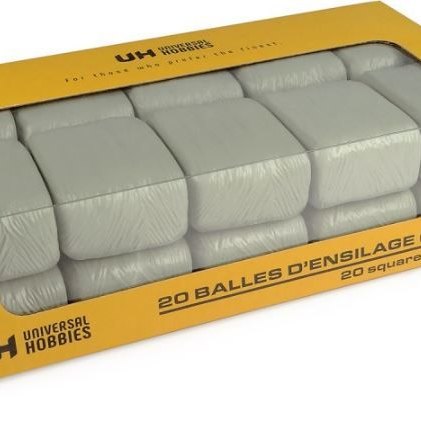 20 BALLES D'ENSILAGE CARREES Verte