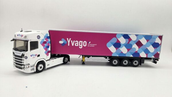 SCANIA 500S SEMI FOURGON YVAGO