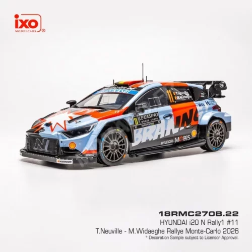 HYUNDAI i20 N RALLY1 #11 T.NEUVILLE-M.WYDAEGHE Monte-Carlo 2026